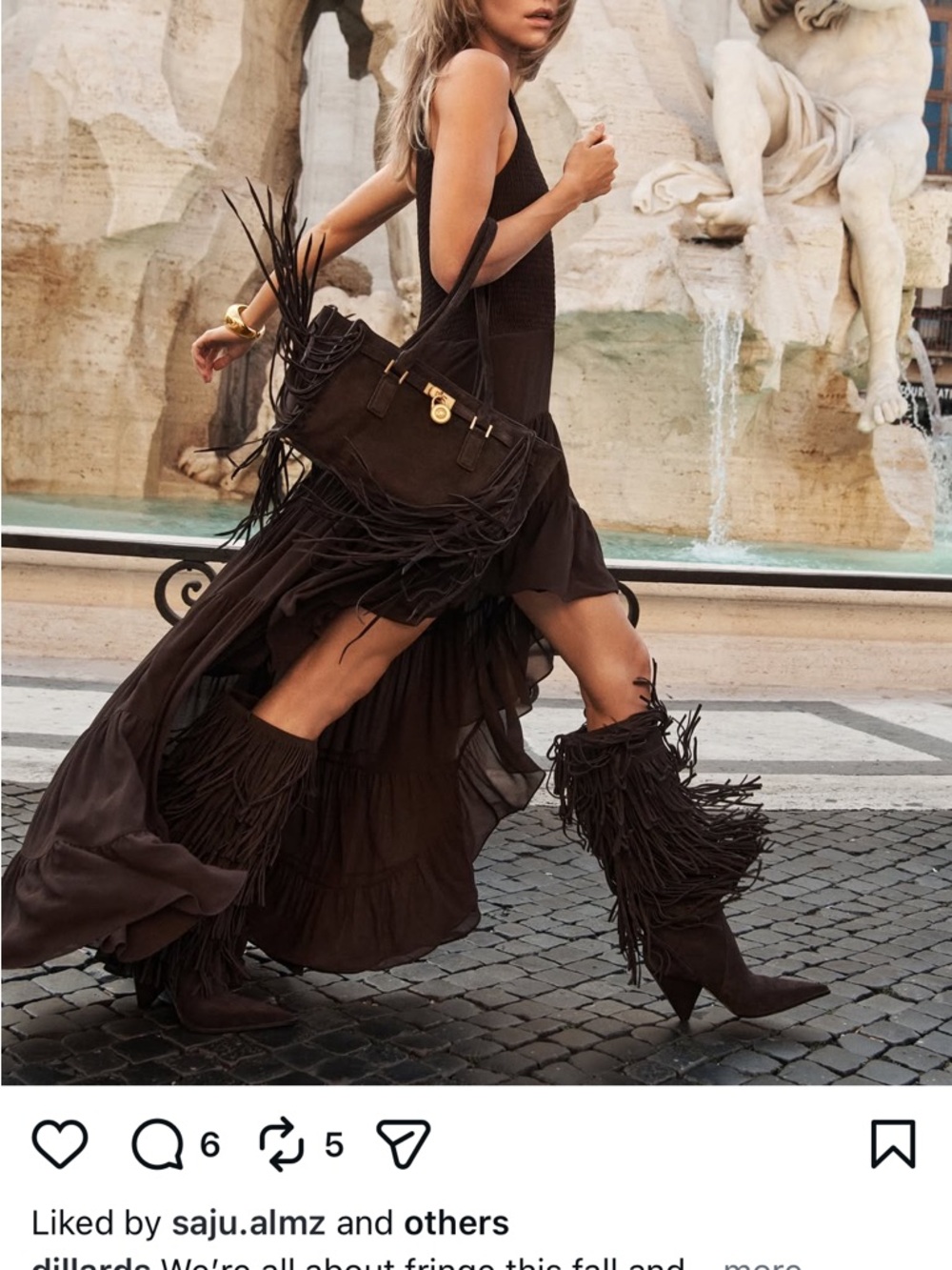 🤎 MICHAEL Michael Kors Jayla Fringed Suede Tall Boot - Picture 5 of 7